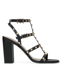 Shop Valentino Garavani Rockstud Ankle Strap Sandals 90 MM at Saks Fifth Avenue