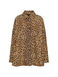 Shop Valentino Giubbino Cheetah Print Shirt at Saks Fifth Avenue