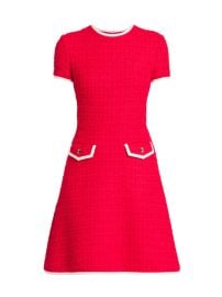 Shop Valentino Mossi Timeless Boucl A-Line Dress at Saks Fifth Avenue