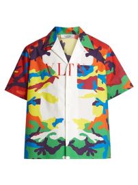 Shop Valentino VLTN Multi Camo Camp Shirt at Saks Fifth Avenue