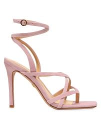 Shop Veronica Beard Abriella Strappy Suede Sandals at Saks Fifth Avenue