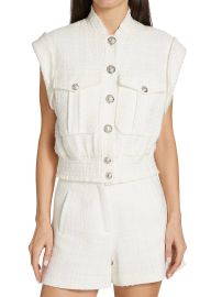 Shop Veronica Beard Anastasia Cropped Vest at Saks Fifth Avenue