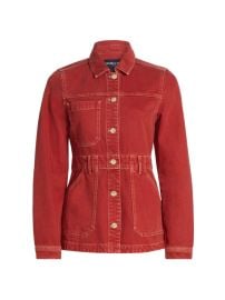 Shop Veronica Beard Anzu Denim Utility Jacket at Saks Fifth Avenue