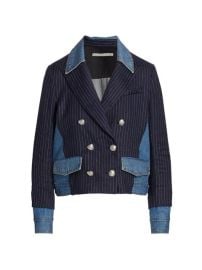 Shop Veronica Beard Arberie Mix Media Jacket at Saks Fifth Avenue