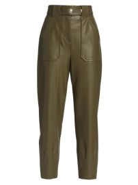 Shop Veronica Beard Atala Faux Leather Pants at Saks Fifth Avenue