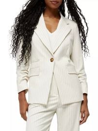 Shop Veronica Beard Battista Pinstriped Dickey Jacket Saks Fifth Avenue at Saks Fifth Avenue