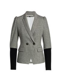 Shop Veronica Beard Bayard Dickey Colorblock Jacket at Saks Fifth Avenue