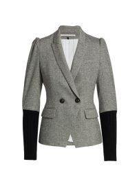 Shop Veronica Beard Bayard Dickey Colorblock Jacket at Saks Fifth Avenue