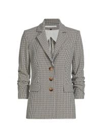 Shop Veronica Beard Berkshire Dickey Houndstooth Jacket at Saks Fifth Avenue