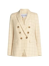 Shop Veronica Beard Charleston Plaid Double-Breasted Jacket at Saks Fifth Avenue