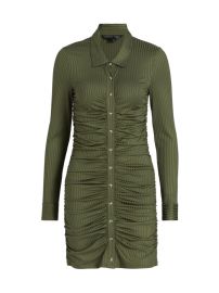 Shop Veronica Beard Davila Henley Minidress at Saks Fifth Avenue