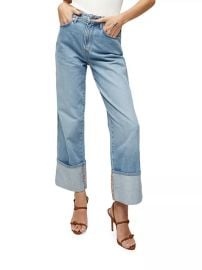 Shop Veronica Beard Dylan High-Rise Straight Jeans at Saks Fifth Avenue