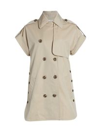 Shop Veronica Beard Ensie Dickey Trench Vest at Saks Fifth Avenue