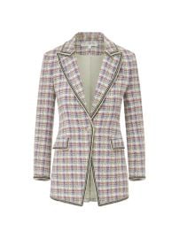 Shop Veronica Beard Etney Dickey Plaid Blazer at Saks Fifth Avenue