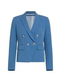 Shop Veronica Beard Gail Dickey Double-Breasted Crepe Jacket at Saks Fifth Avenue