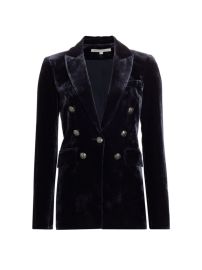 Shop Veronica Beard Gaya Velvet Dickey Jacket at Saks Fifth Avenue