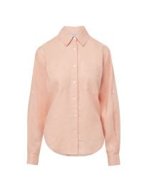 Shop Veronica Beard Gil Linen Shirt at Saks Fifth Avenue