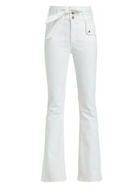 Shop Veronica Beard Giselle High-Rise Flare Jeans at Saks Fifth Avenue