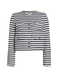 Shop Veronica Beard Isa Striped Tailored Jacket at Saks Fifth Avenue