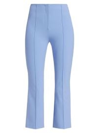 Shop Veronica Beard Jaya Pintuck Crop Pants at Saks Fifth Avenue