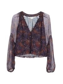 Shop Veronica Beard Jayce Silk Blouse at Saks Fifth Avenue