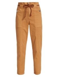 Shop Veronica Beard Karter Drawstring Pants at Saks Fifth Avenue