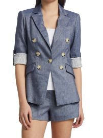 Shop Veronica Beard Kelson Dickey Jacket at Saks Fifth Avenue