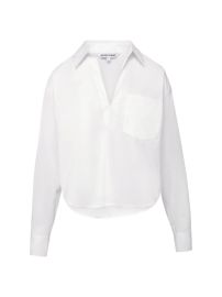 Shop Veronica Beard Khai Cotton Poplin Top at Saks Fifth Avenue