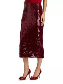 Shop Veronica Beard Koa Sequined Pencil Midi-Skirt at Saks Fifth Avenue