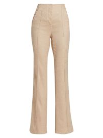 Shop Veronica Beard Komi Flared Linen Pants at Saks Fifth Avenue