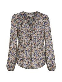 Shop Veronica Beard Lowell Silk Floral Blouse at Saks Fifth Avenue