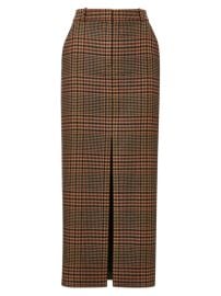 Shop Veronica Beard Maxine Plaid Wool Maxi Skirt at Saks Fifth Avenue