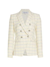 Shop Veronica Beard Miller Dickey Plaid Tweed Jacket at Saks Fifth Avenue