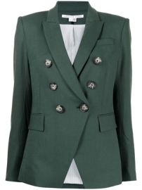 Shop Veronica Beard Miller double breasted blazer with Express Delivery - at Farfetch