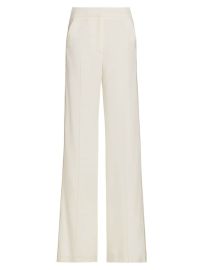 Shop Veronica Beard Millicent Crystal-Trim Trousers at Saks Fifth Avenue