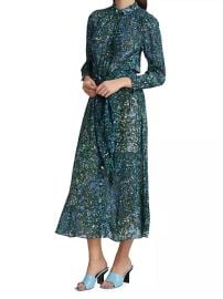 Shop Veronica Beard Mirren Splatter Print Dress at Saks Fifth Avenue