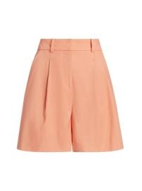 Shop Veronica Beard Noemi Stretch Linen Shorts at Saks Fifth Avenue