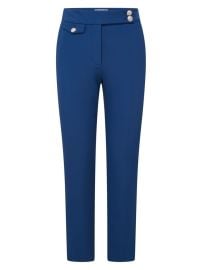 Shop Veronica Beard Renzo Stretch Straight Crop Pants at Saks Fifth Avenue