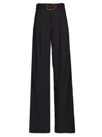 Shop Veronica Beard Rimini Belted Wide-Leg Pants at Saks Fifth Avenue