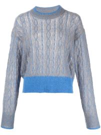 Shop Veronica Beard Riola cable-knit jumper with Express Delivery - at Farfetch