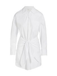 Shop Veronica Beard Roanoke Cotton Poplin Shirtdress at Saks Fifth Avenue