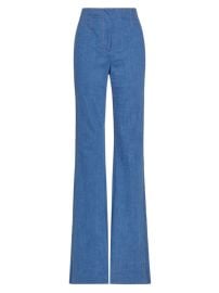 Shop Veronica Beard Royce Boot-Leg Denim Pants at Saks Fifth Avenue