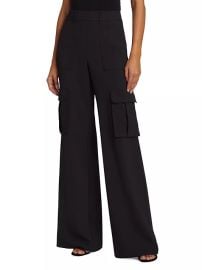 Shop Veronica Beard Saul Crepe Cargo Pants at Saks Fifth Avenue