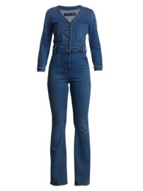 Shop Veronica Beard Savanna Denim Jumpsuit at Saks Fifth Avenue