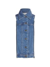 Shop Veronica Beard Slate Denim Dickey at Saks Fifth Avenue