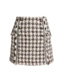 Shop Veronica Beard Starck Tweed Mini Skirt at Saks Fifth Avenue