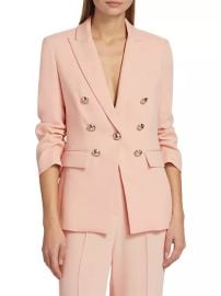 Shop Veronica Beard Tomi Dickey Double-Breasted Jacket at Saks Fifth Avenue