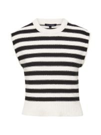 Shop Veronica Beard Vera Striped Cotton Sweater at Saks Fifth Avenue