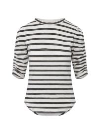 Shop Veronica Beard Waldorf Striped Cotton T-Shirt at Saks Fifth Avenue