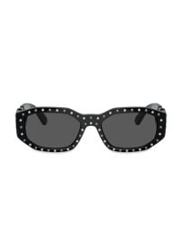 Shop Versace 53MM Medusa Detail Oval Sunglasses at Saks Fifth Avenue